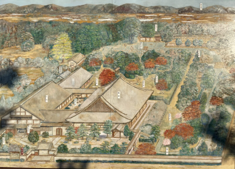 妙心寺桂春院の案内図