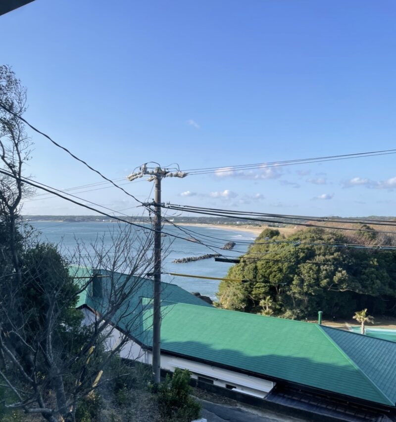 鳥羽にある『森と海』の室内から見える景色